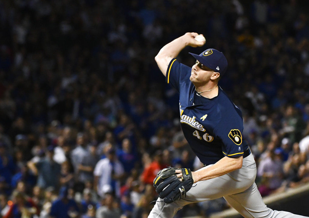 Brewers Cubs Baseball - Game 3
